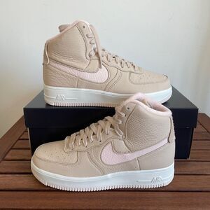 Nike Air Force 1 High Sculpt Linen Sanddrift US Women 9/UK6.5/EU40.5(DC3590-103)